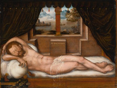 De stervende Marcus Antonius door Lucas Cranach the Elder